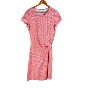 J.Mclaughlin Havanna Catalina Cloth Dress Side Knot Tie Size Large